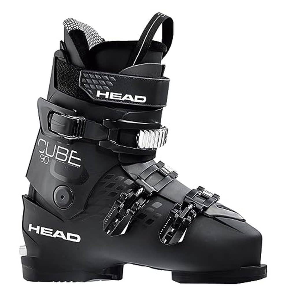 Test des chaussures de ski HEAD Cube3 90 : performance et style noir/anthracite