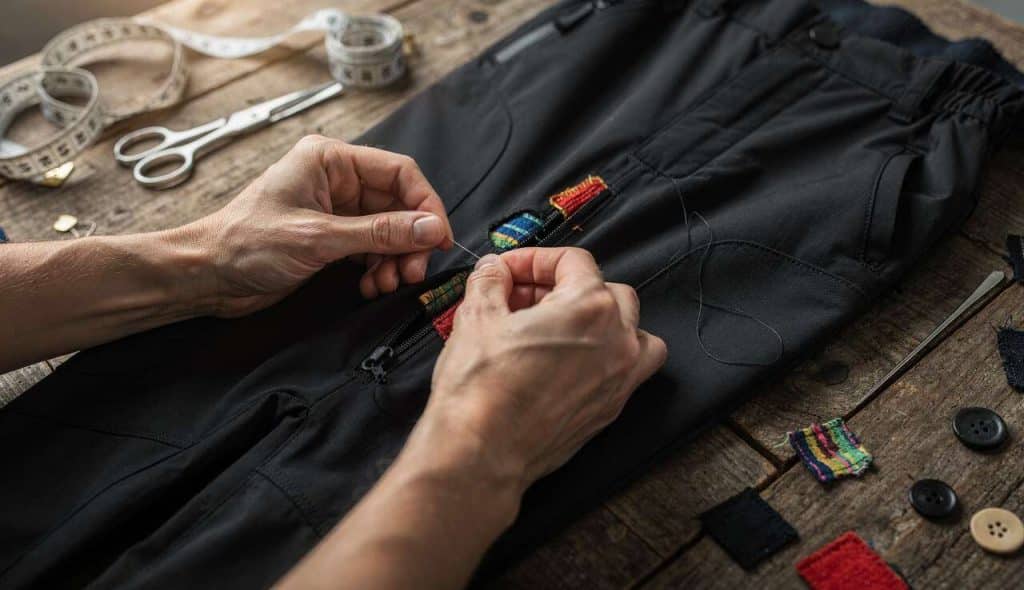Réparer un pantalon de ski : guide pratique