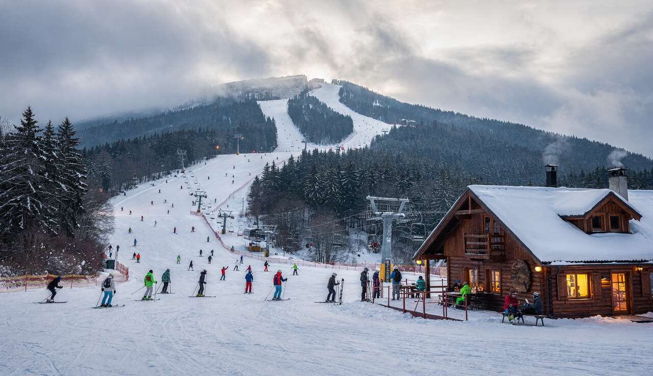 Activités hivernales à sljeme Activités hivernales à sljeme