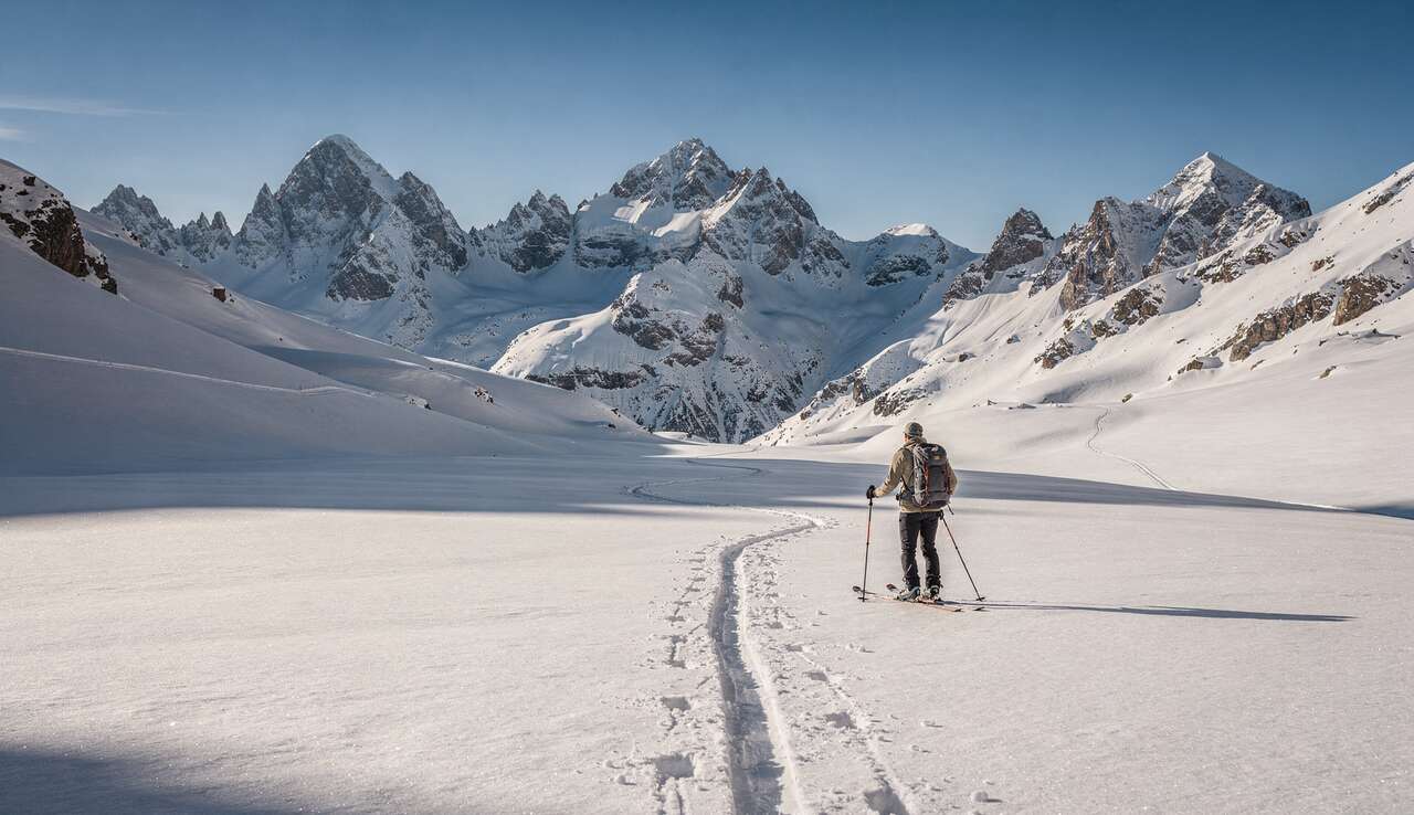 Les pyr&eacute;n&eacute;es, terrain d'aventure pour le ski de randonn&eacute;e