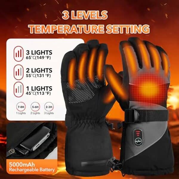 Découvrez notre test des gants chauffants Jkevow 5000 mAh pour homme : performance, design et avis complet pour des mains bien au chaud durant l'hiver.