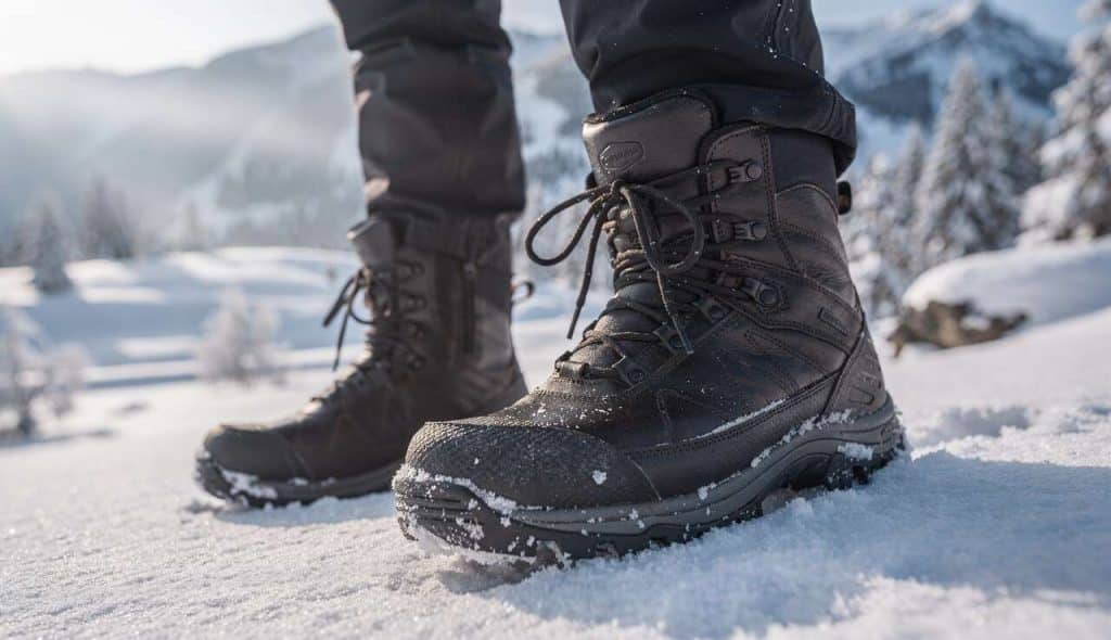 Après-skis hommes : adhérence et confort inégalés