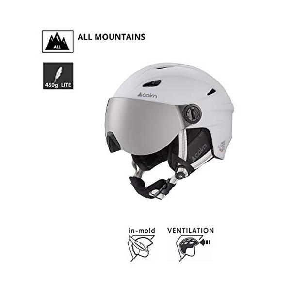 Découvrez notre test détaillé du casque de ski mixte Cairn Electron Visor blanc mat 59/60 : confort, style et sécurité assurés sur les pistes.