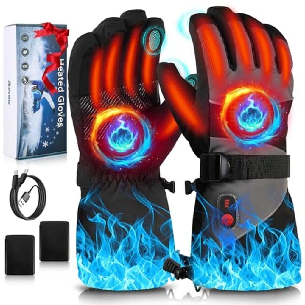 Test des gants chauffants Jkevow 5000 mAh pour homme