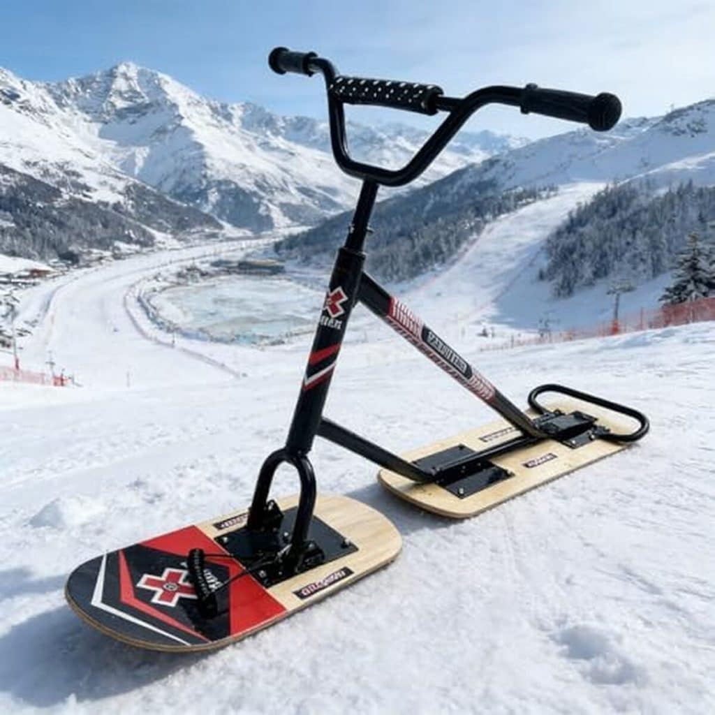 Test : scooter des neiges Woodcolor à skis pivotants 360° pour tous