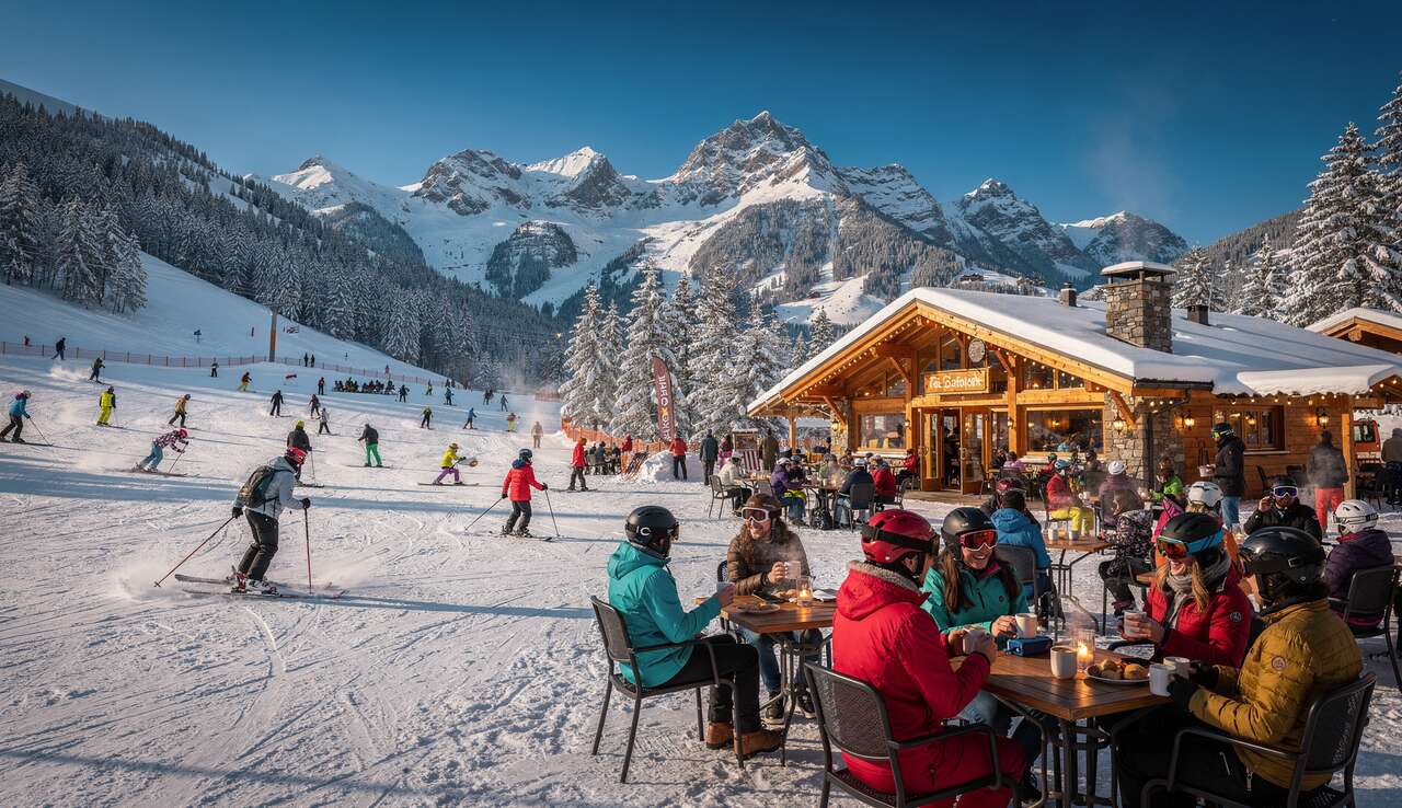 Activit&eacute;s de ski et snowboard