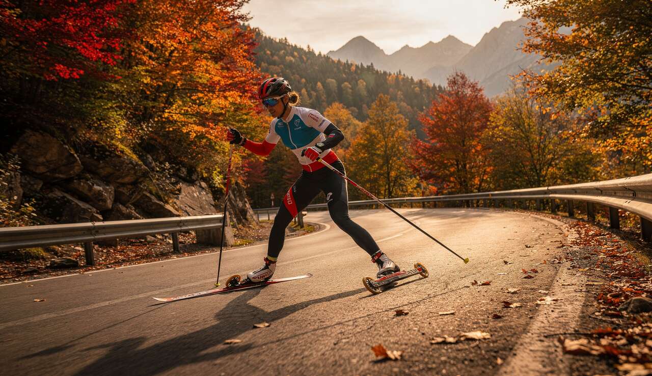 Conseils pour le freinage en ski roue