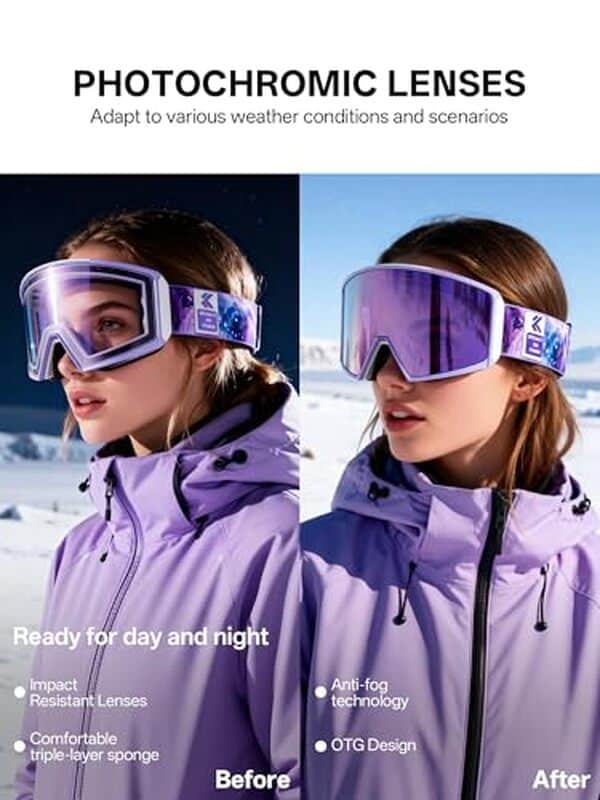 Découvrez notre test détaillé des lunettes de ski Kapvoe 05 : technologie photochromique, système magnétique innovant et confort optimal pour une vision parfaite sur les pistes.