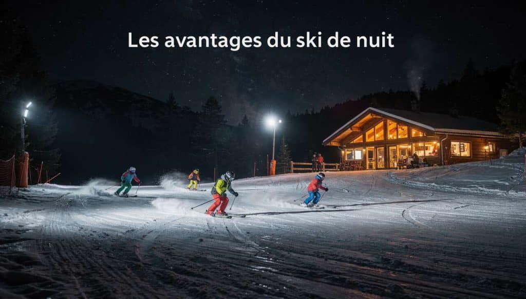 Les avantages du ski de nuit
