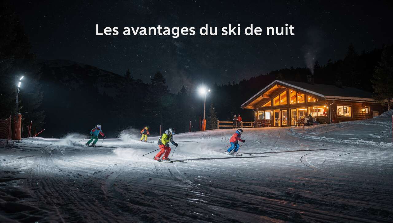 Les avantages du ski de nuit