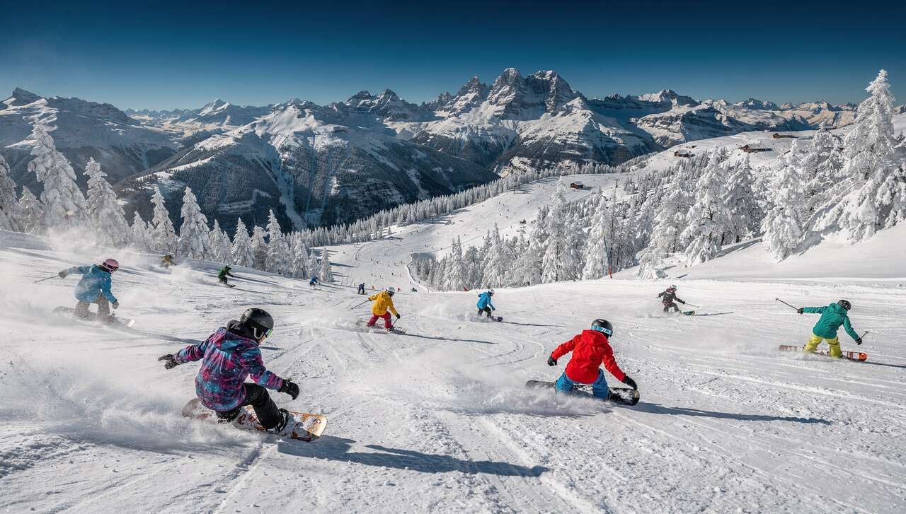 Le paradis des snowboarders