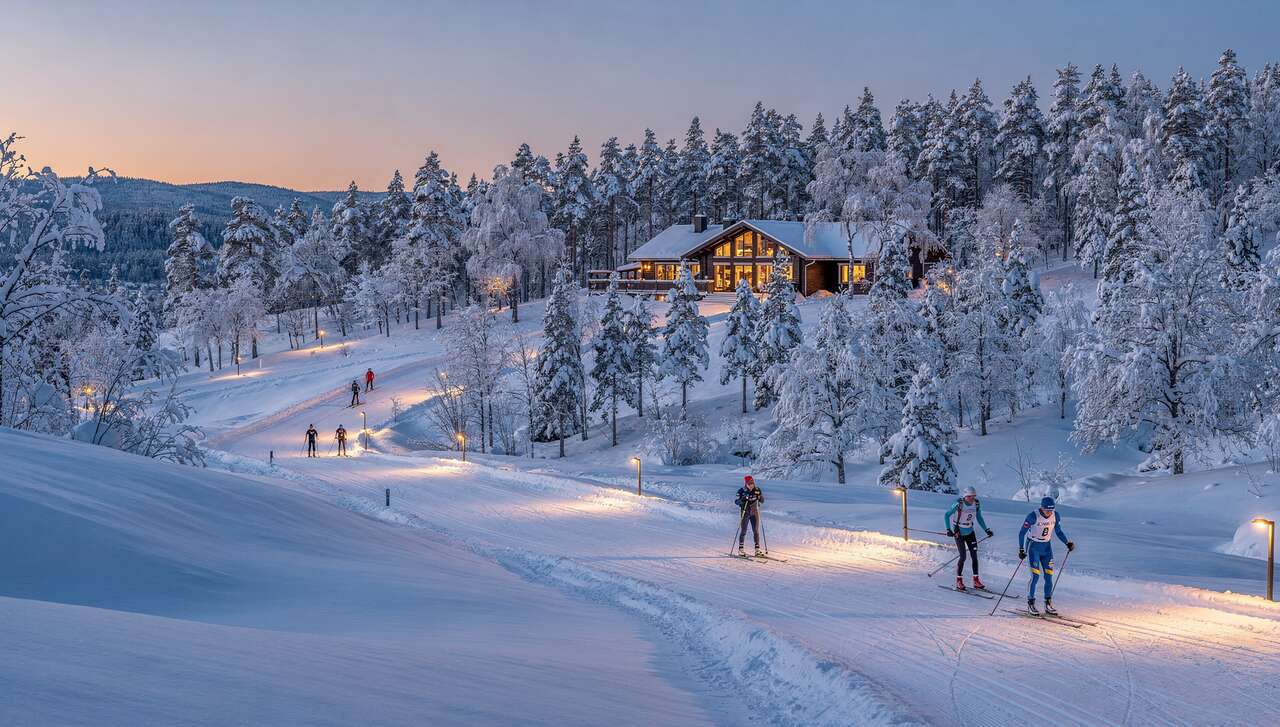 Stations de ski nordique avec parcours nocturne