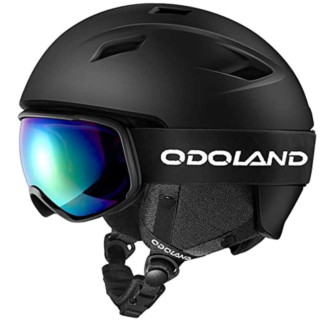 Test casque de ski et snowboard Odoland ajustable noir 55-59CM
