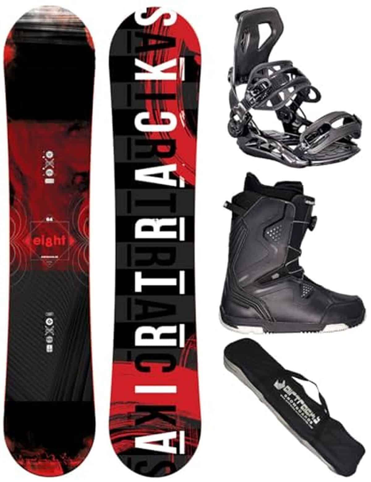 Test complet : snowboard airTracks Eight Wide Hybrid Rocker 164 cm