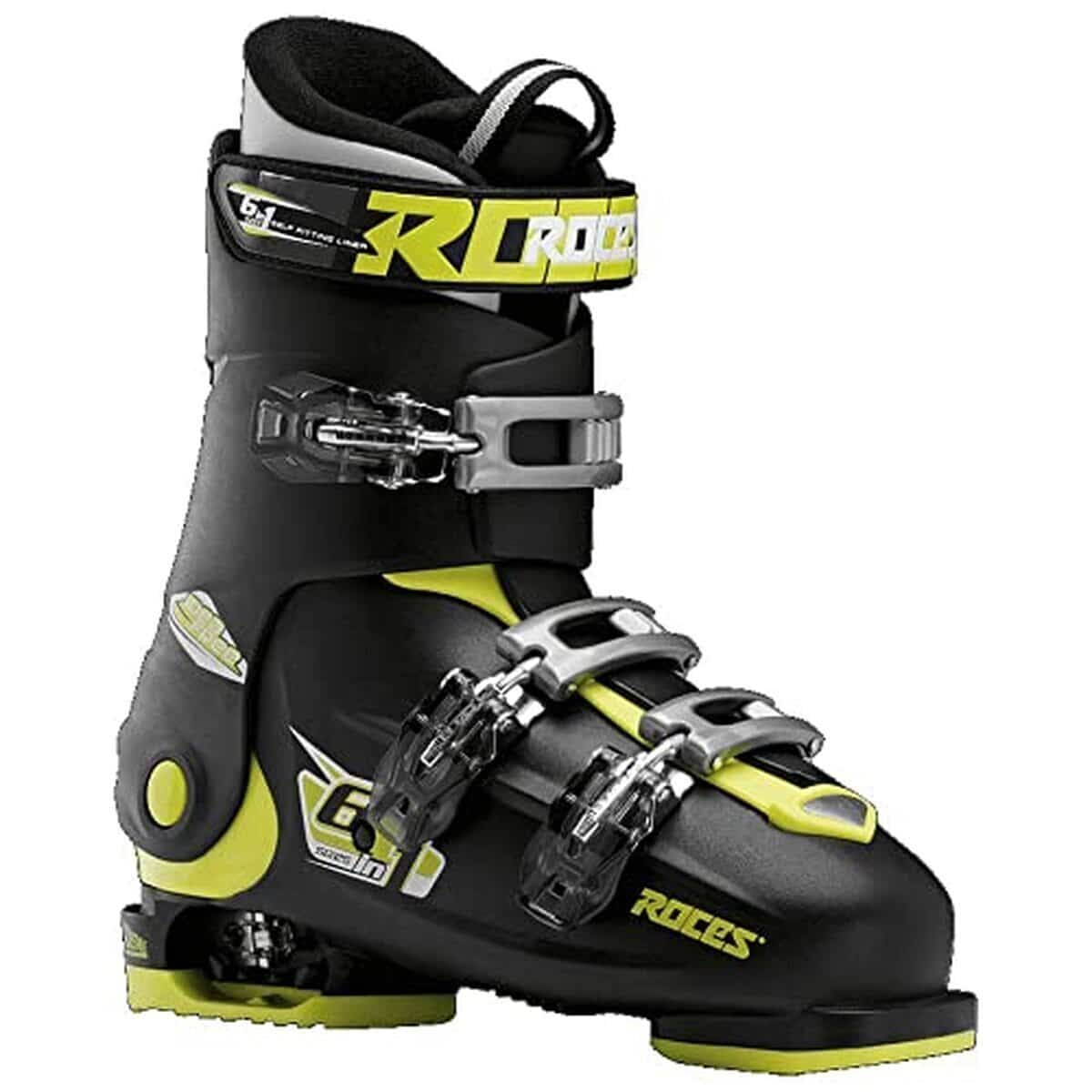 Test des chaussures de ski Atomic Roces : taille ajustable pour enfant