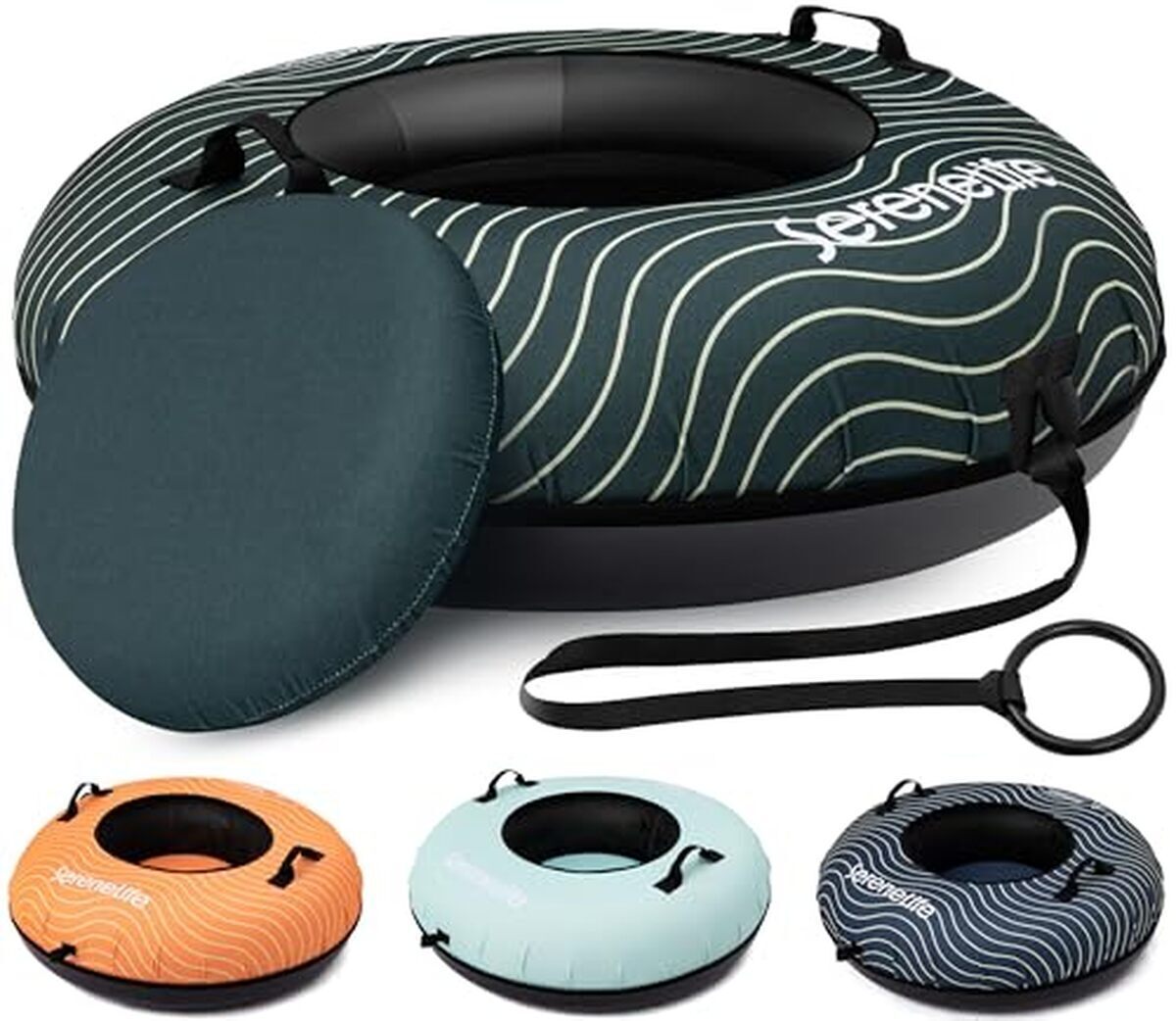 Test : luge gonflable SereneLife 100 cm, résistante et versatile