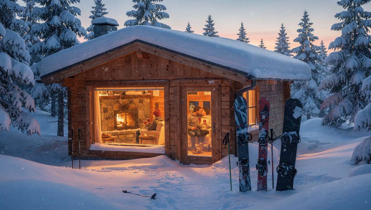 Planifier une escapade de ski romantique