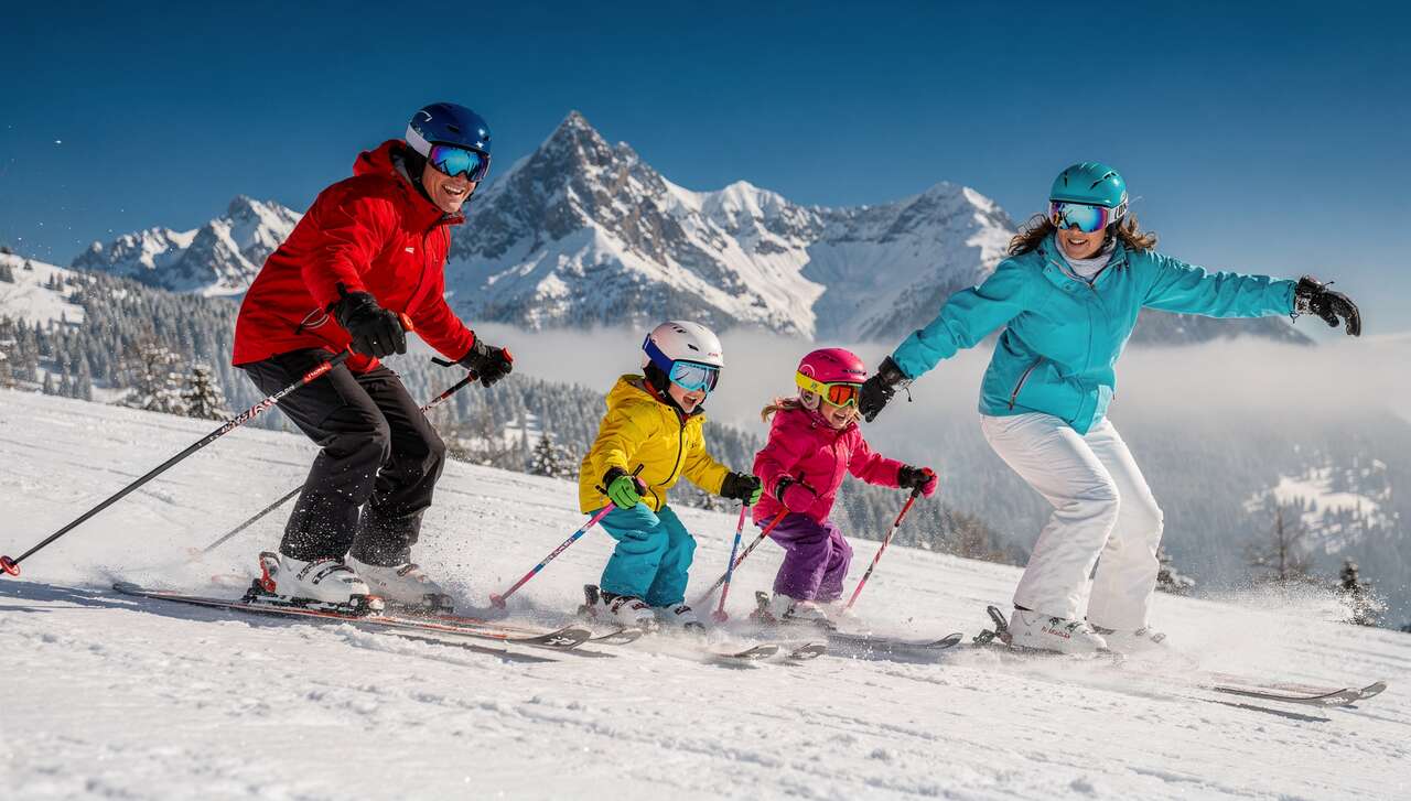 Les plaisirs de la neige pour toute la famille