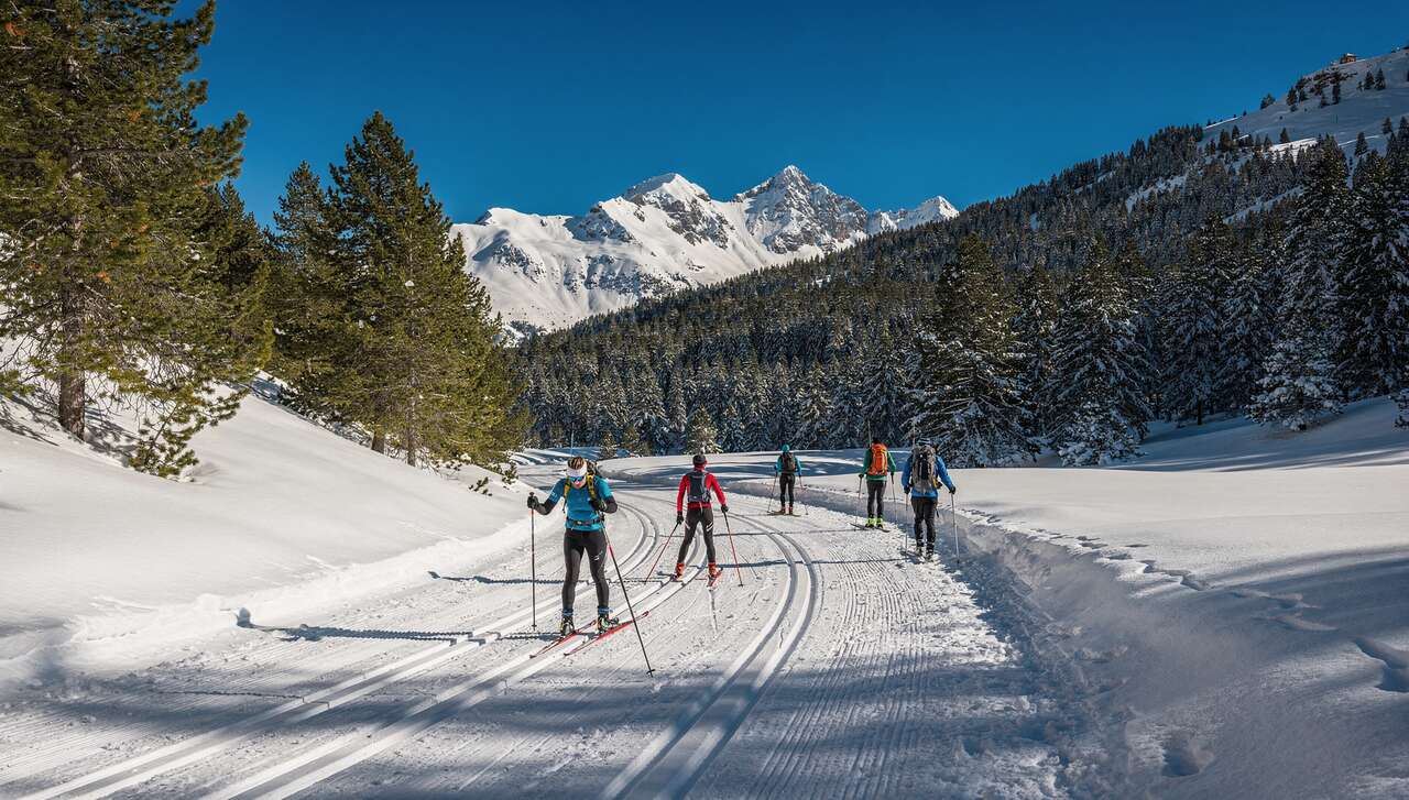 Ski de fond et randonn&eacute;e en montagne