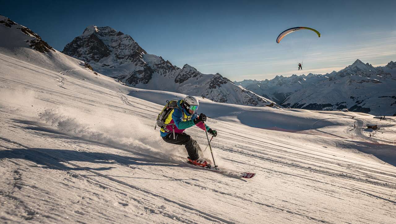 D&eacute;couverte du ski &agrave; courchevel : pistes et paysages