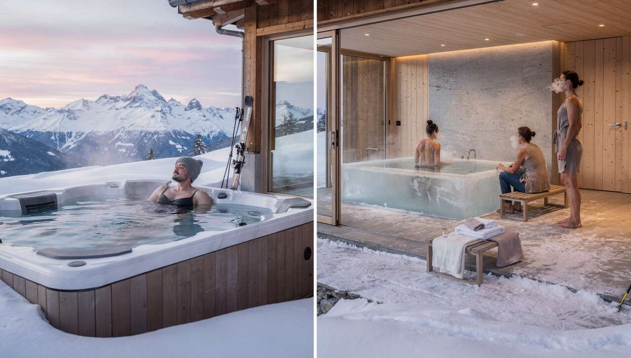 Les effets des bains froids et du jacuzzi pour d&eacute;tendre les muscles