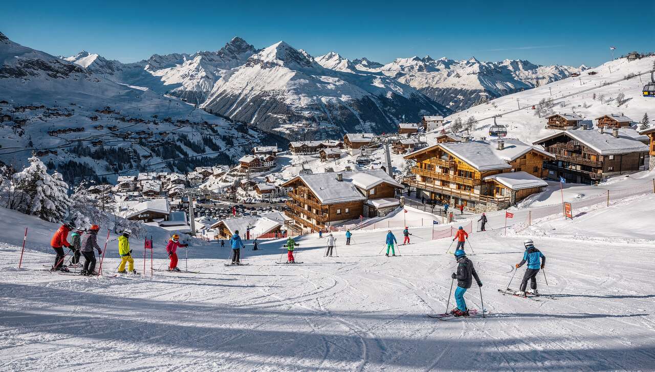 Le domaine skiable de verbier 4vall&eacute;es