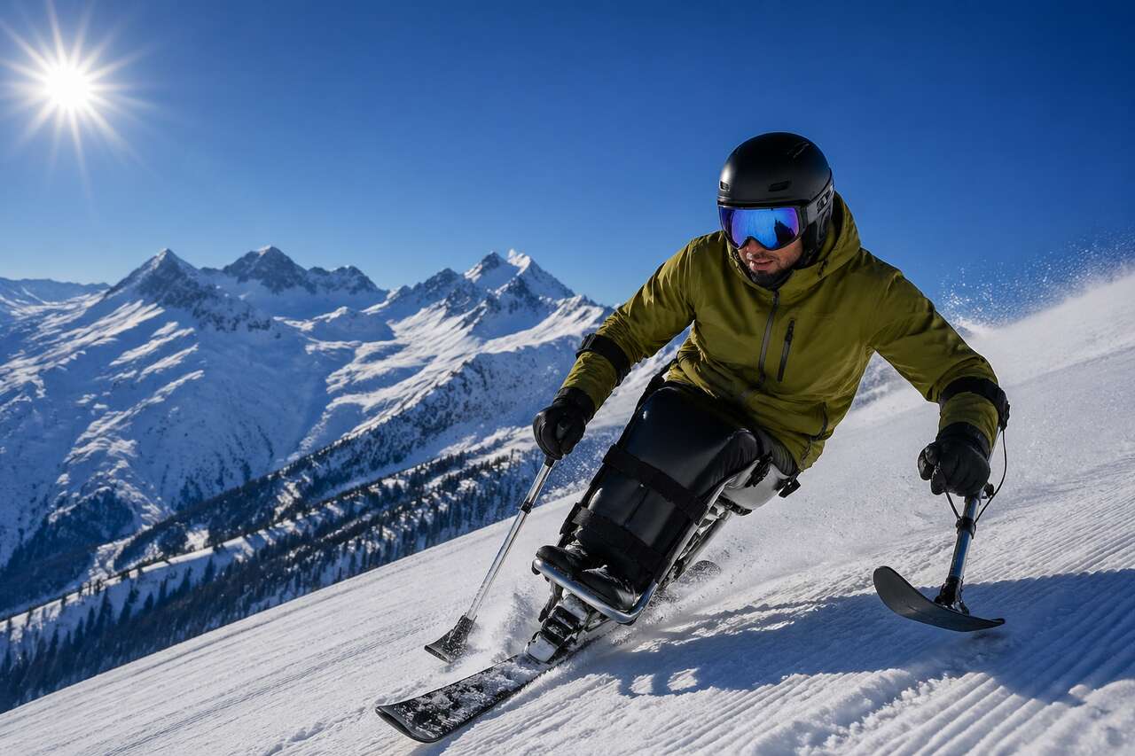 Benjamin vandewalle : une passion pour le ski malgr&eacute; le handicap