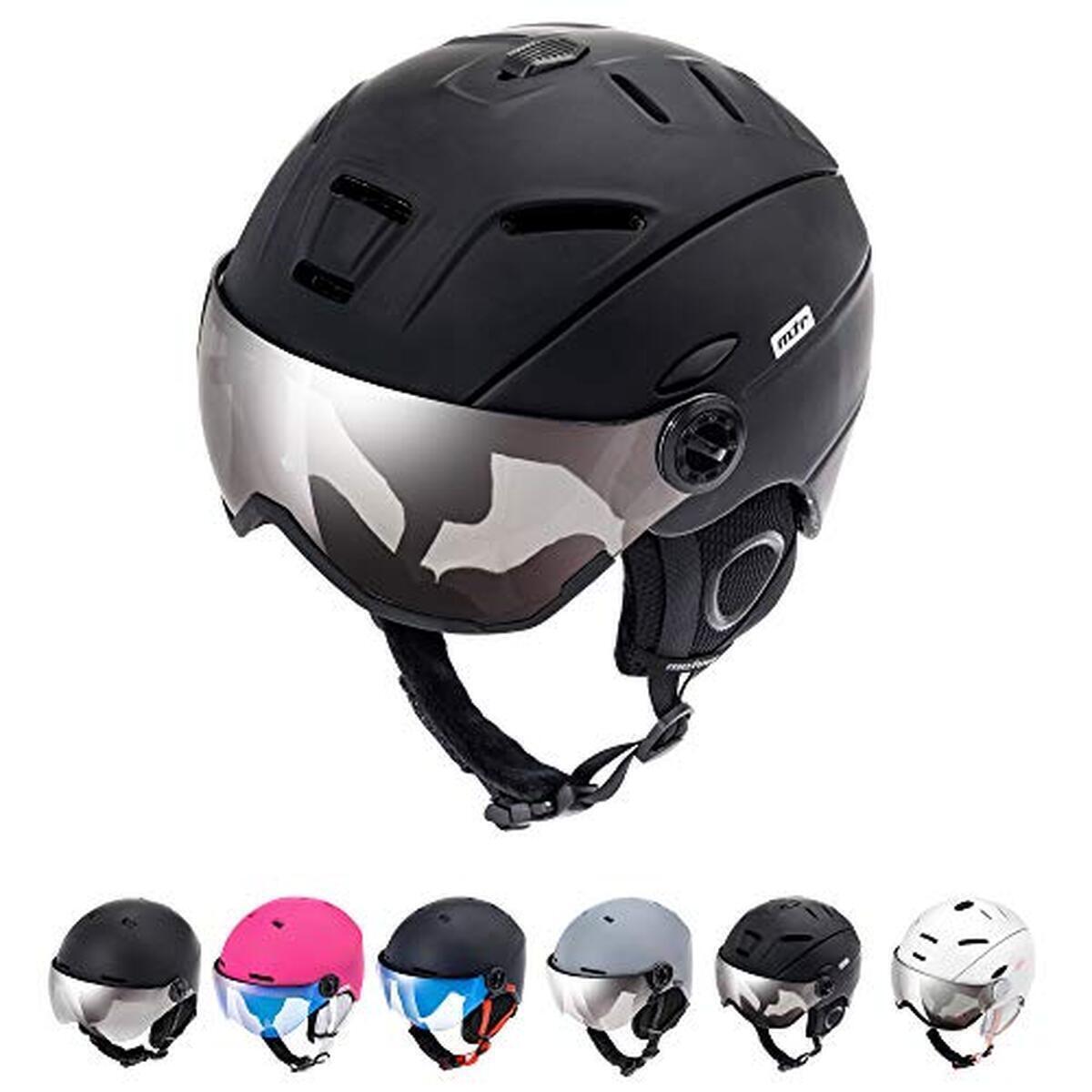 Test du casque de ski meteor avec visière intégrée : performance et style sur les pistes