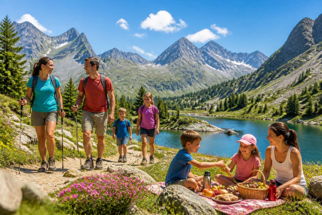 Quelles sont les meilleures activités familiales en montagne l'été ?