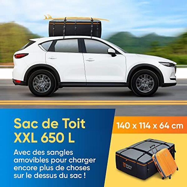 Découvrez notre test détaillé du sac de toit BagMate XXL 650 L : capacité, imperméabilité et facilité d'installation pour vos trajets en voiture. 