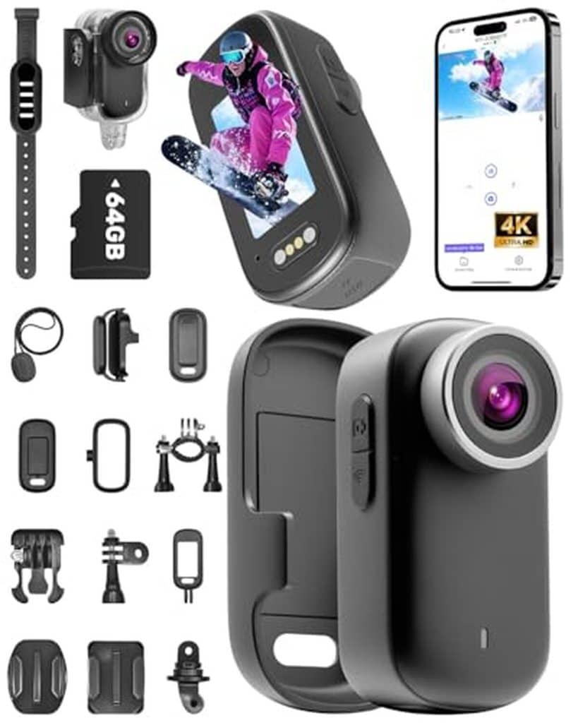 Test De La Caméra Sport NNYYMH Mini Camera 4K : étanche Et Autonome