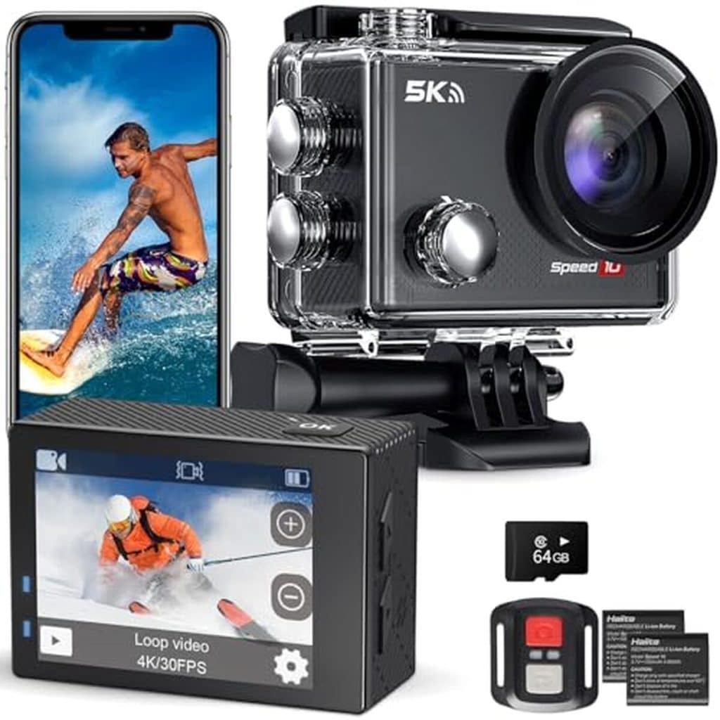 Test de la Hiicam Speed 10 : caméra d'action 5K ultra résistante