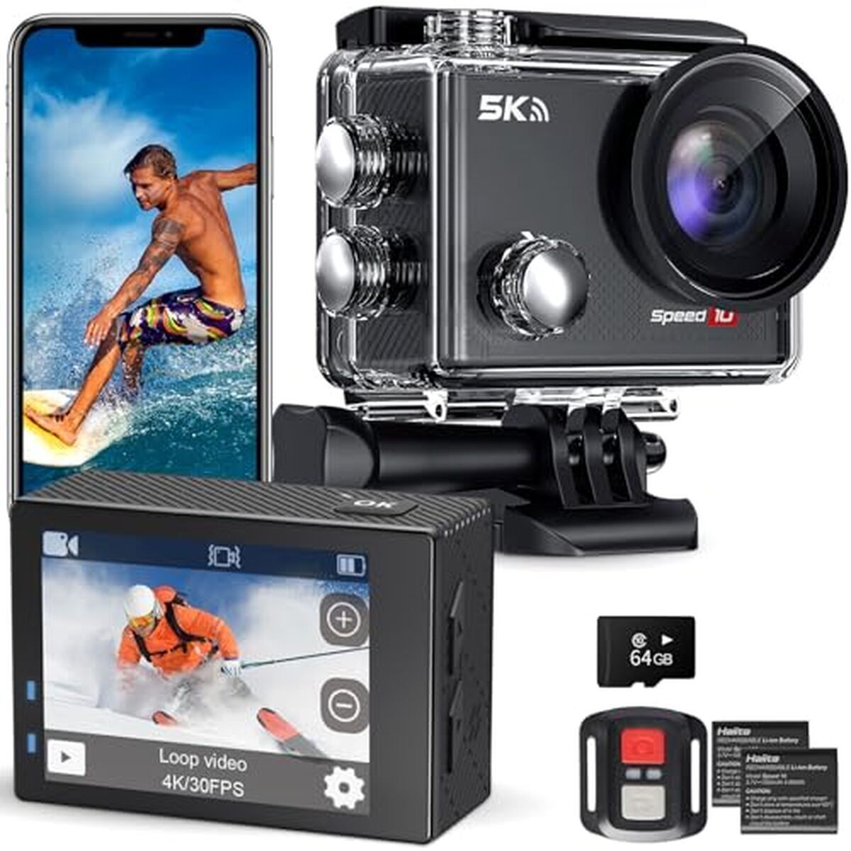 Test de la Hiicam Speed 10 : caméra d'action 5K ultra résistante