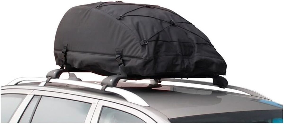 Test du coffre de toit pliable AUTO-STYLE 320L noir