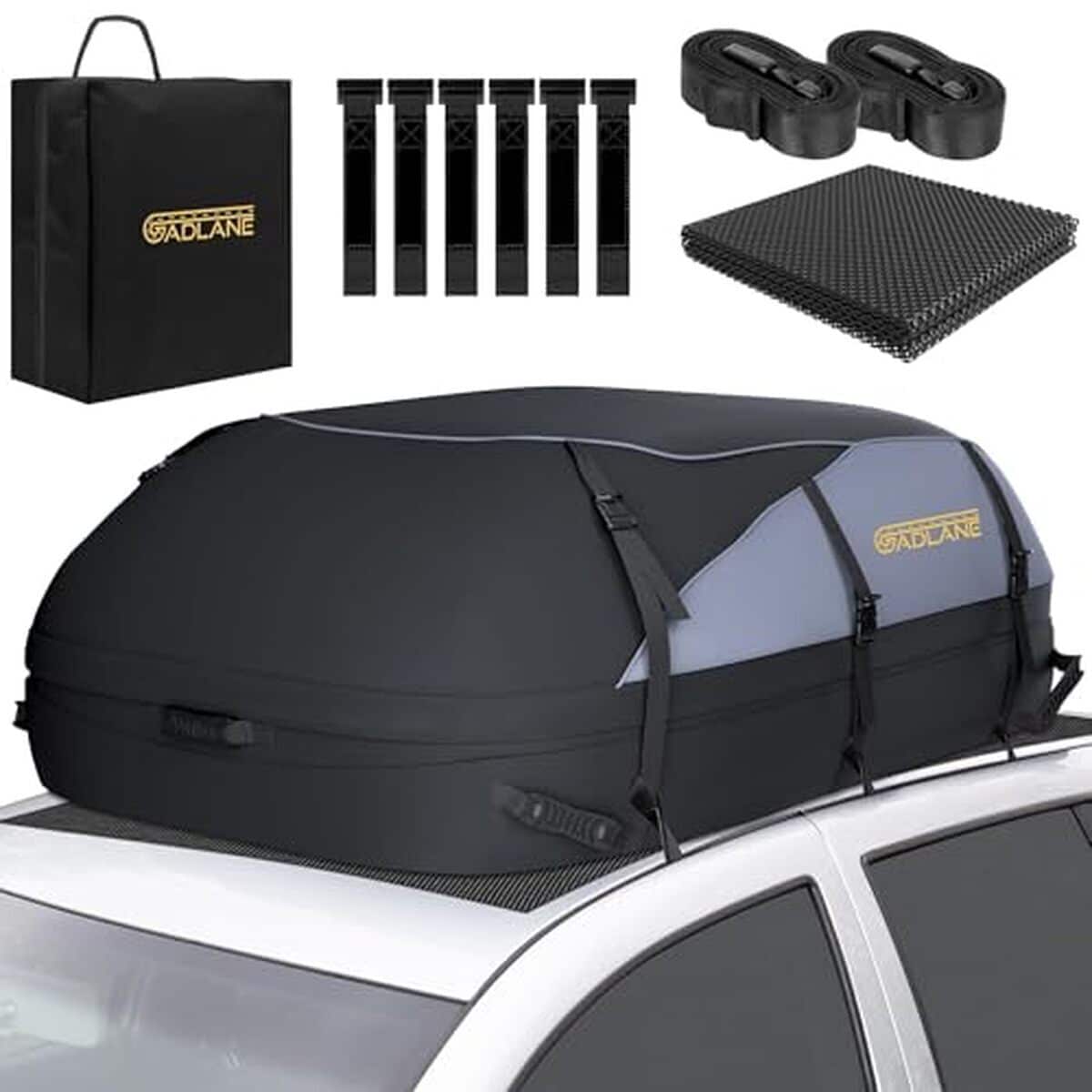 Test du sac de toit étanche Gadlane 550 L pour voiture