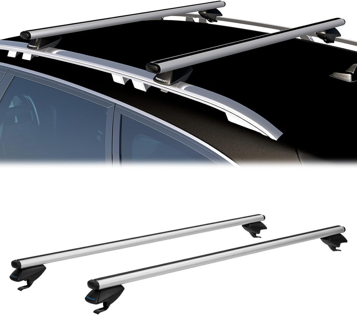 Test des barres de toit Cowvie 120 cm en aluminium