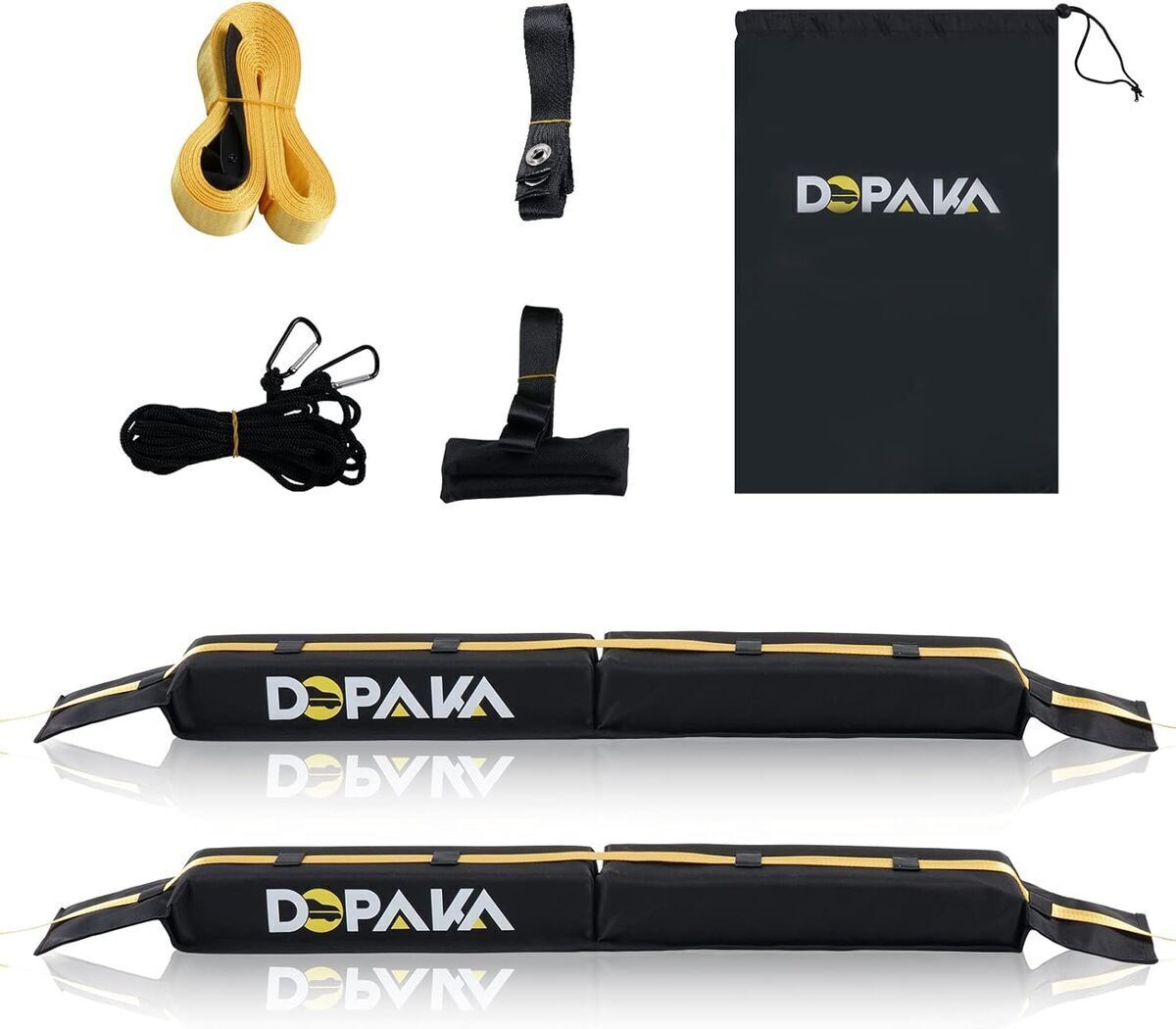 Test des barres de toit souples universelles pour kayak et plus