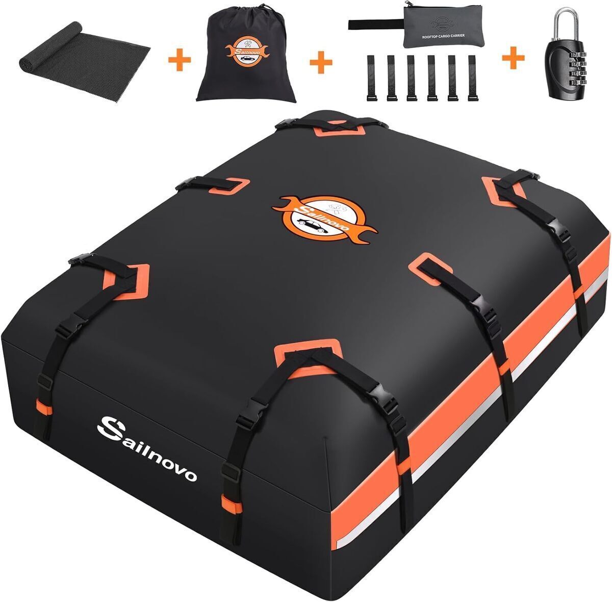 Test du coffre de toit étanche Sailnovo 590L pour voyage