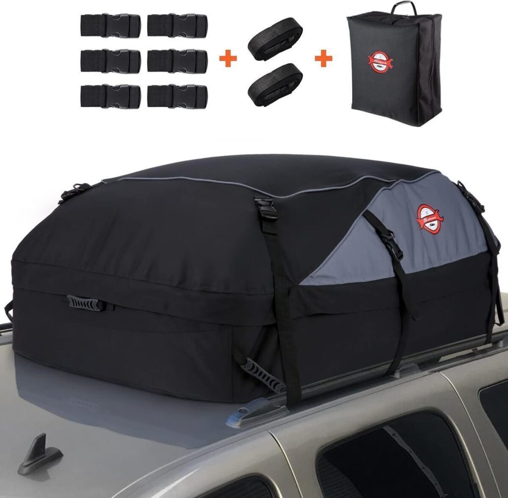 Test : sailnovo sac de toit voiture 580 L, rangement pratique