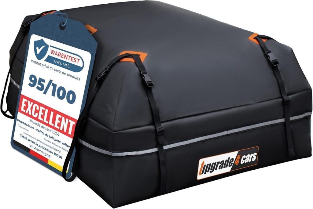 Test : upgrade4cars coffre de toit 566L étanche et pliable
