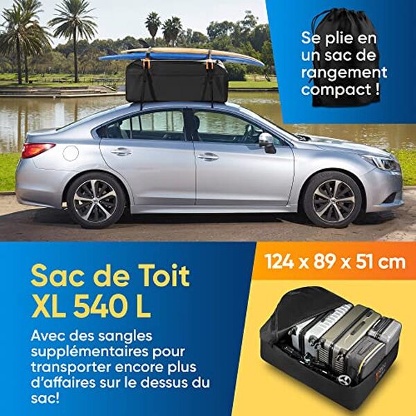 Découvrez notre avis complet sur le sac de toit Rhino BagMate XL 540L : capacité 540L, imperméable et ultra-résistant pour tous vos trajets en voiture. 