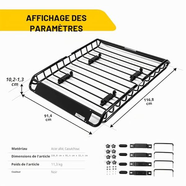Découvrez notre test détaillé de la galerie de toit Maxxhaul 70115 pour SUV et camionnettes : capacité, installation et avis d'experts pour bien choisir.