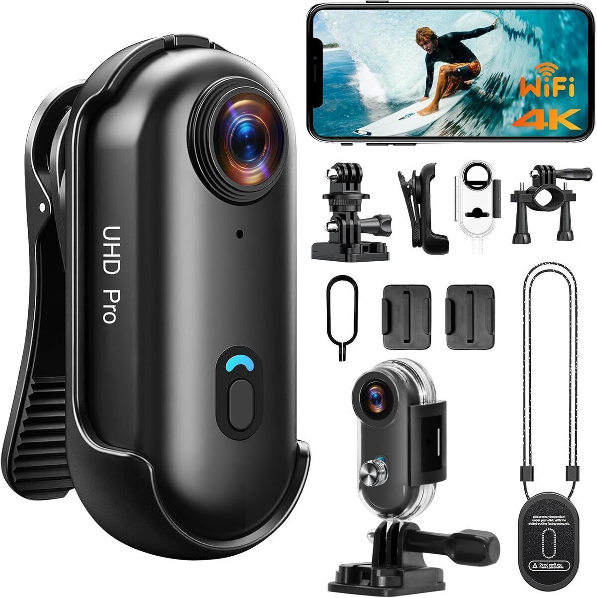 Test de la caméra sport 4k pudet luo : étanchéité et partage wifi