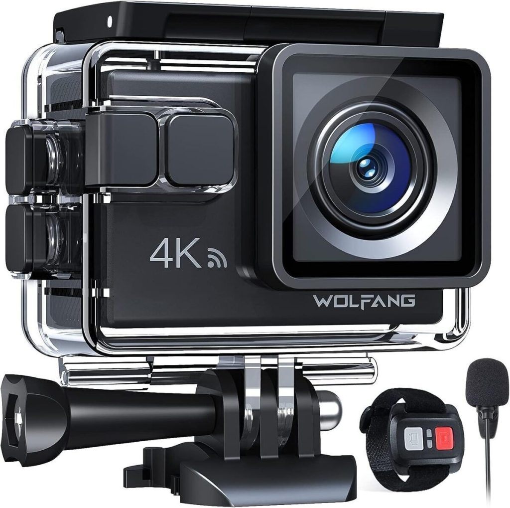 Test de la caméra sport Wolfang GA100 4K : performance et polyvalence
