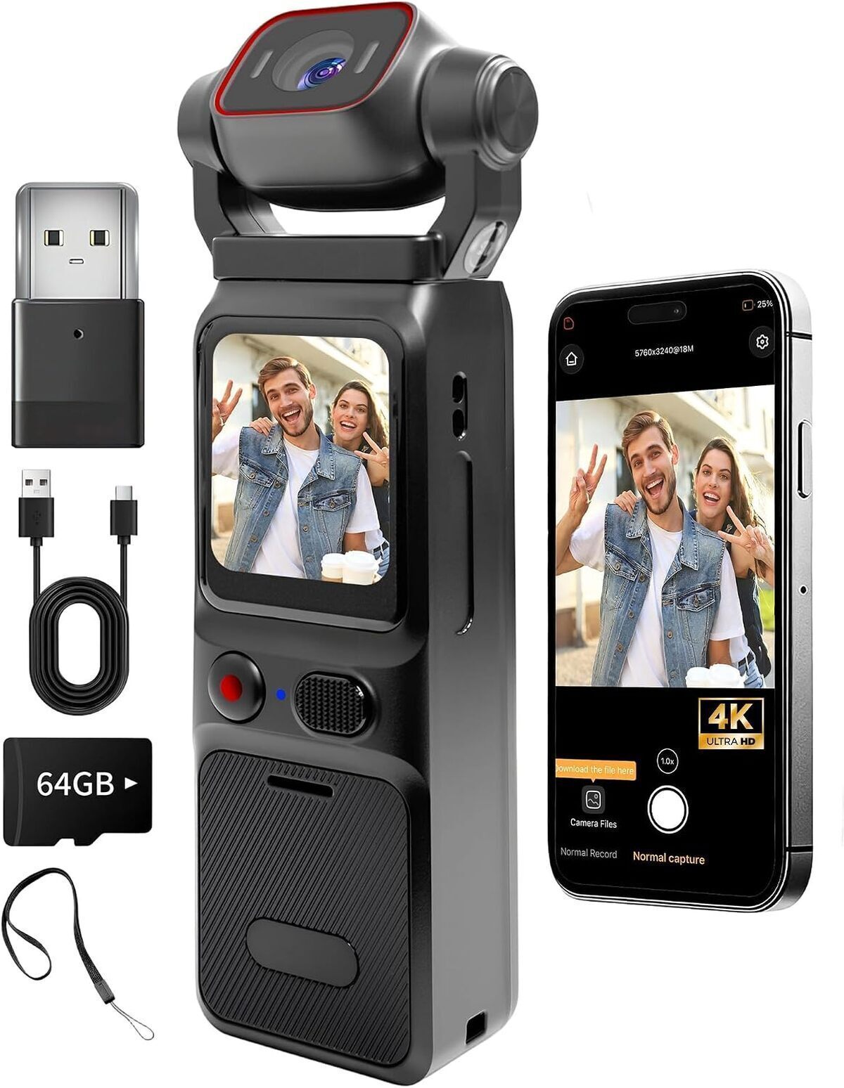 Test de la NinjaCam 4K : caméra portable et stable pour vlog et sport