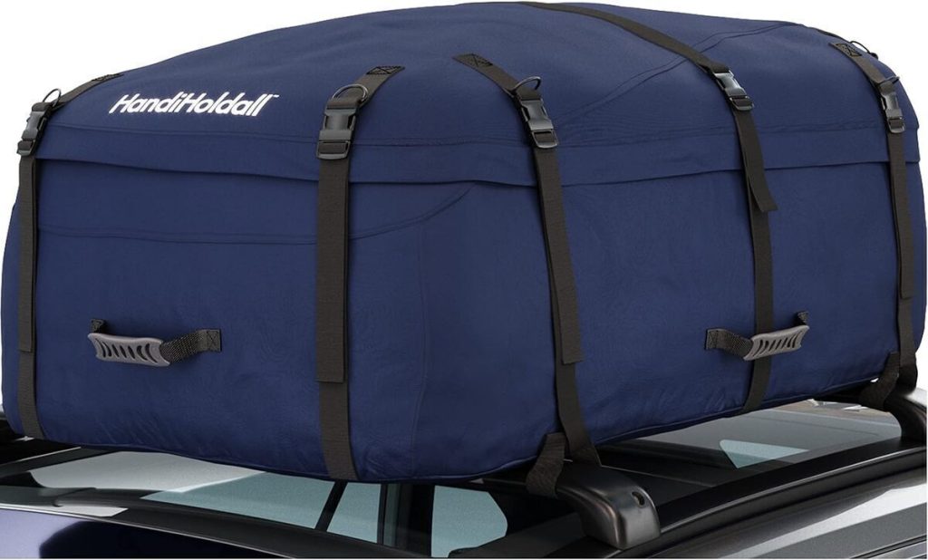 Test du coffre de toit pliable HandiWorld HHOLDALLWR330 : 330 litres résistants aux intempéries