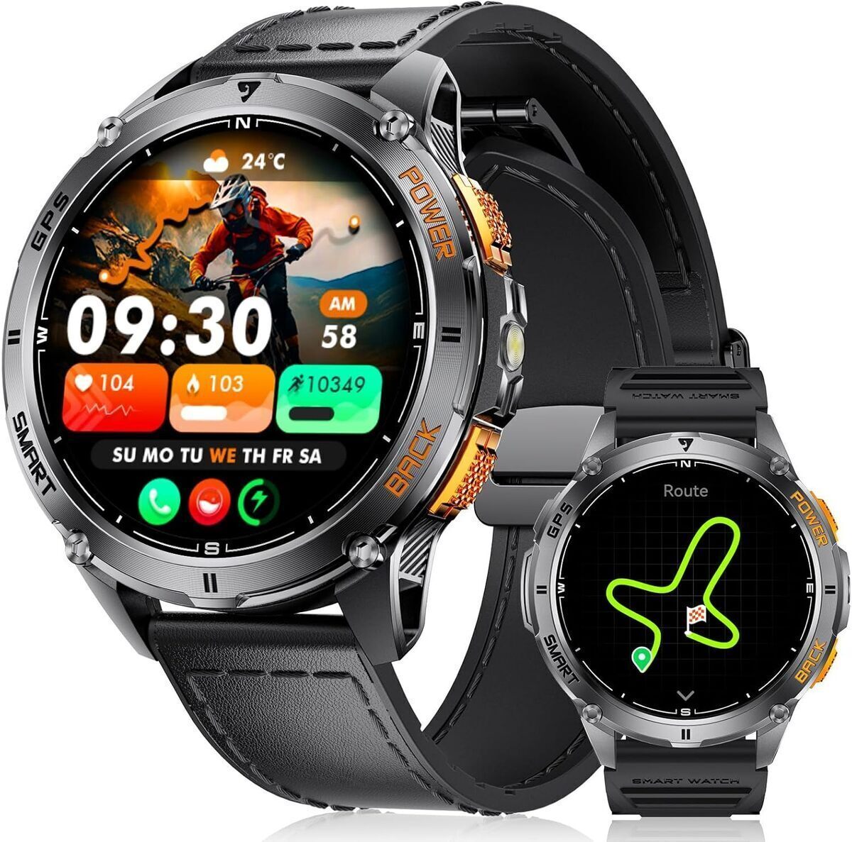 Test : montre connectée LIGE avec GPS et lampe torche led