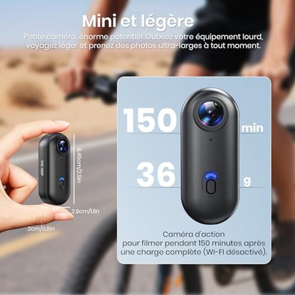 Découvrez notre test complet de la caméra sport Hiwoor 360° étanche : performances, qualité vidéo, résistance à l'eau et polyvalence d'utilisation.