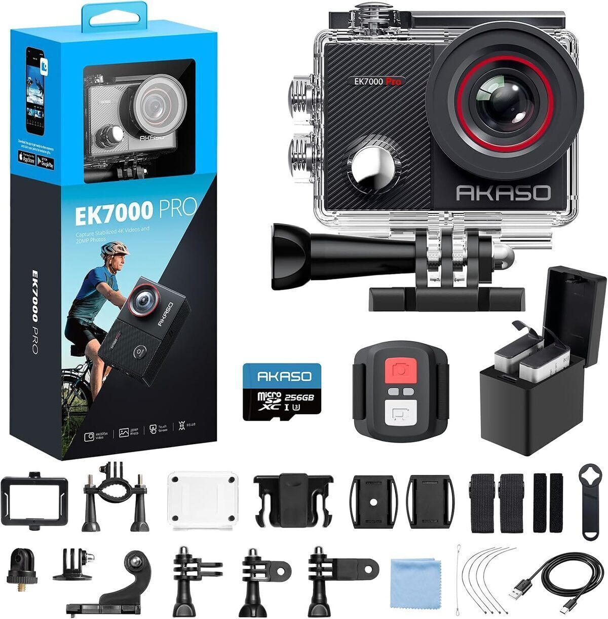 Test : akaso ek7000 pro caméra sport 4k étanche et performante