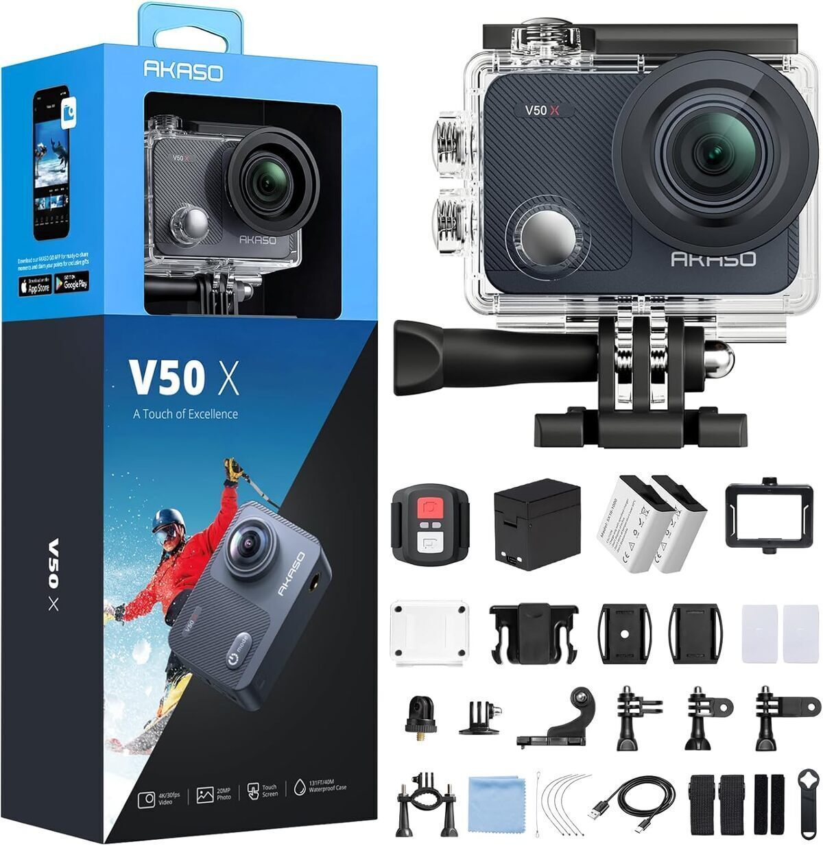 Test de la caméra sport Akaso V50X : une action cam 4K étanche et performante